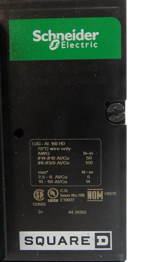 Schneider Electric HGF36090 Circuit Breaker PowerPacT SquareD New Surplus