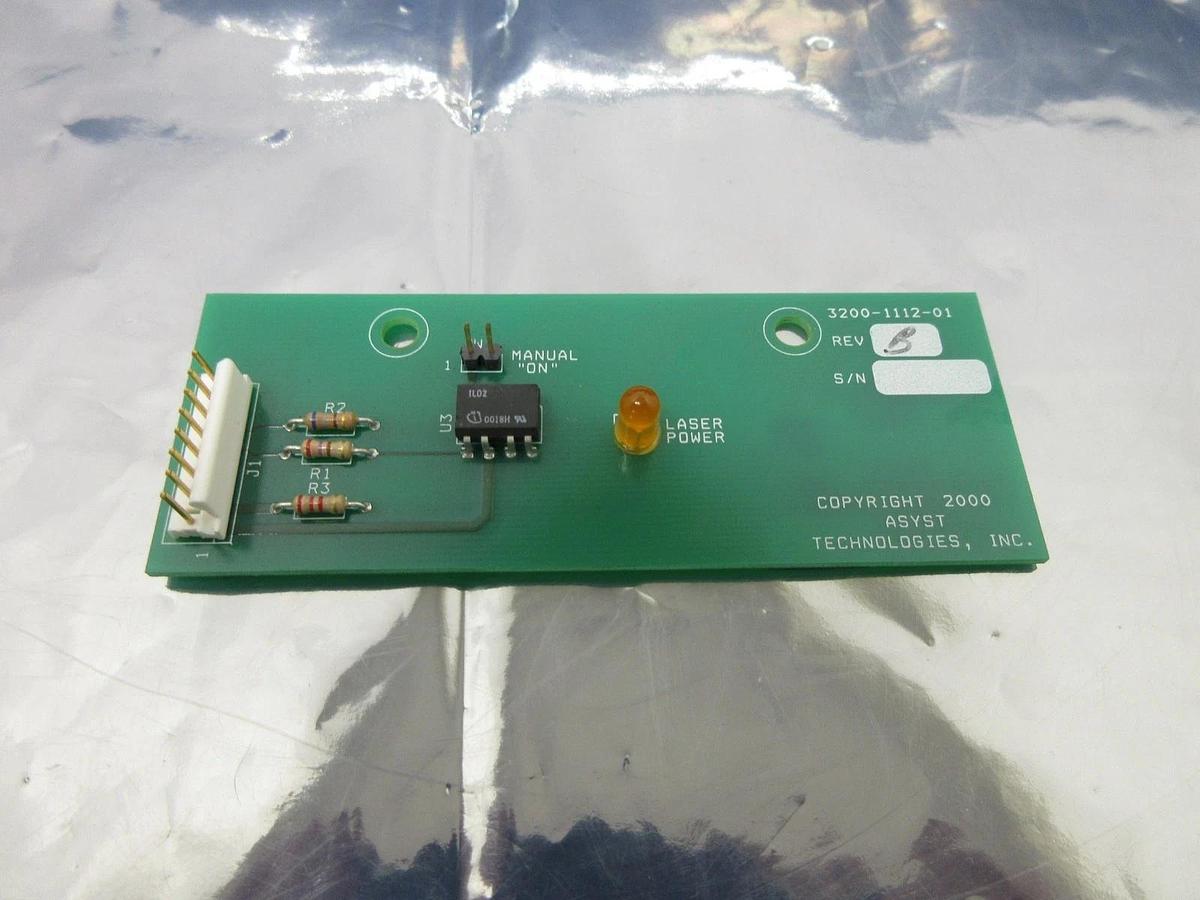 Used Asyst Technologies 3200-1112-01 Interface Board PCB Used Working