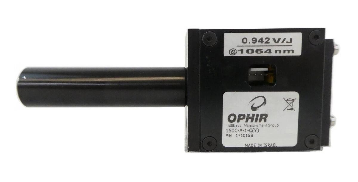 Used Ophir Optronics Solution 171015B Laser Sensor 150C-A-1-C(Y) with Filter Working