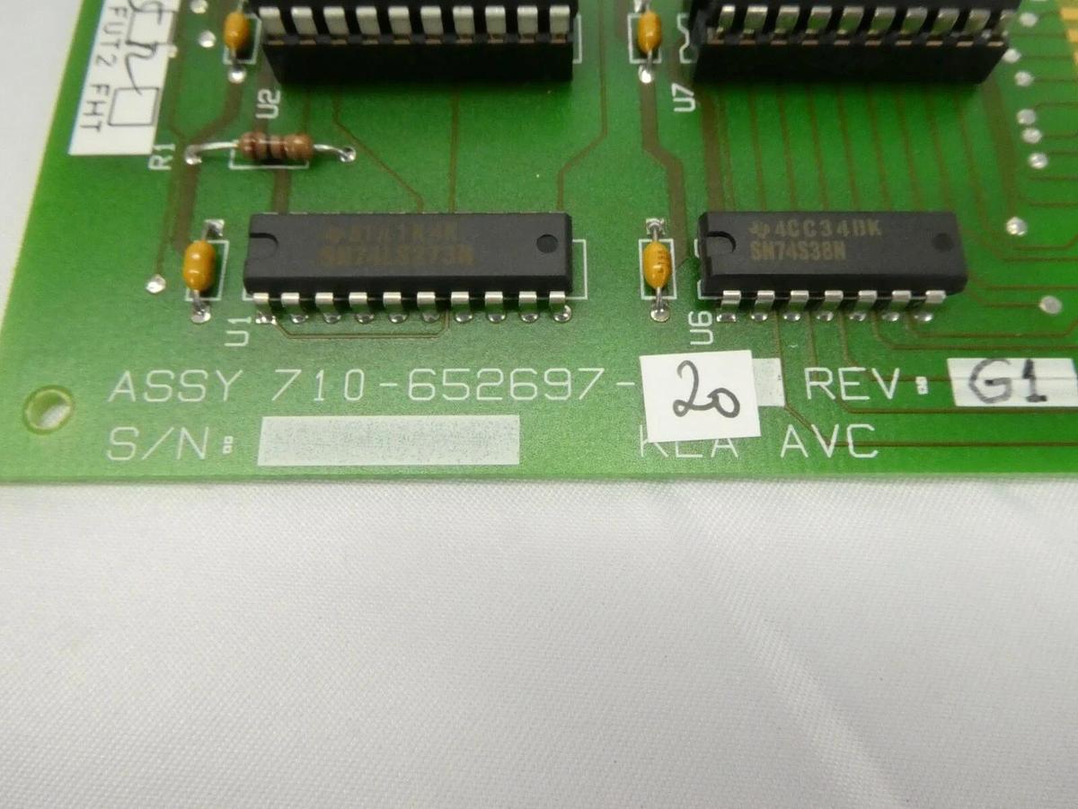 Used KLA Instruments 710-652697-20 AVC PCB Card 73-652696-00 2132 KLA-Tencor Working