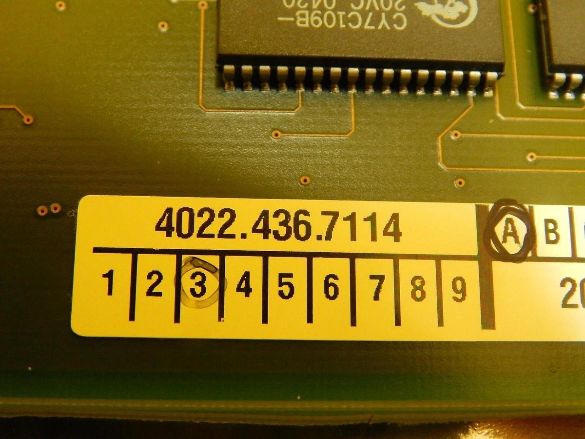 Used ASML 4022.436.7714 Embedded Programmable Logic VME Card PCB Used Working