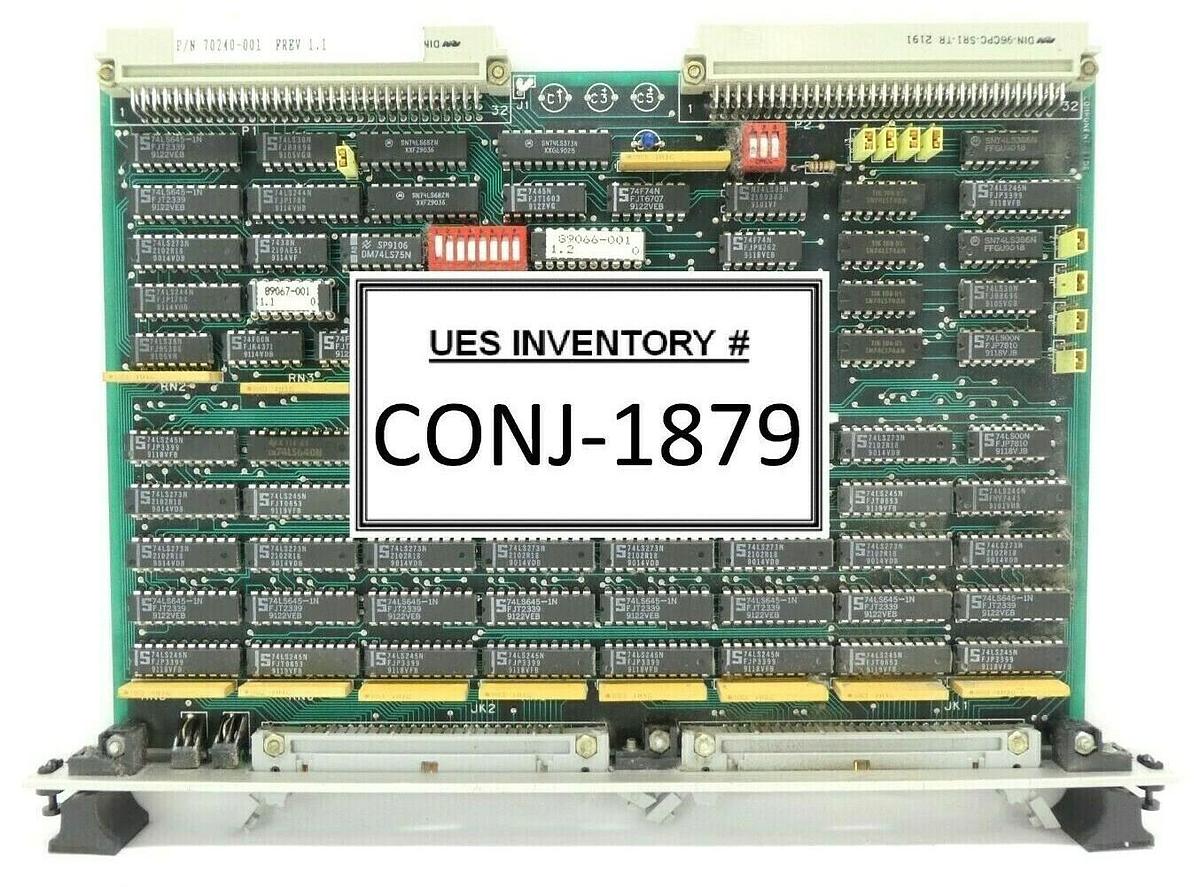 Used Xycom 70240-001 Digital I/O VME PCB Card XVME-240 Rev. 1.1 Working Surplus