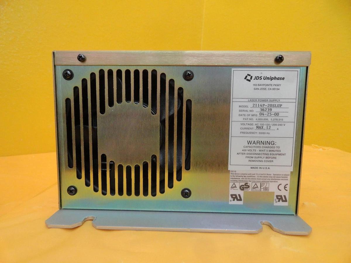 Used JDS Uniphase 2214-20SLUP Laser System 2114P-20SLUP KLA-Tencor 5107 Working