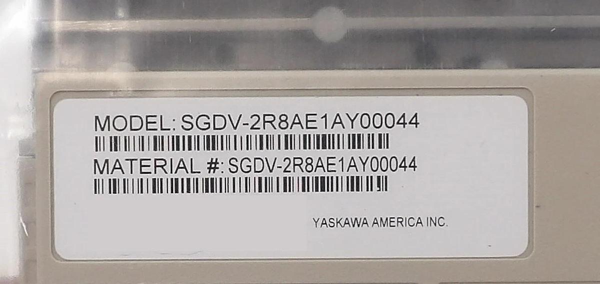 Used Yaskawa Electric SGDV-2R8AE1AY00044 Servo Drive SERVOPACK AMAT 0190-54530 New