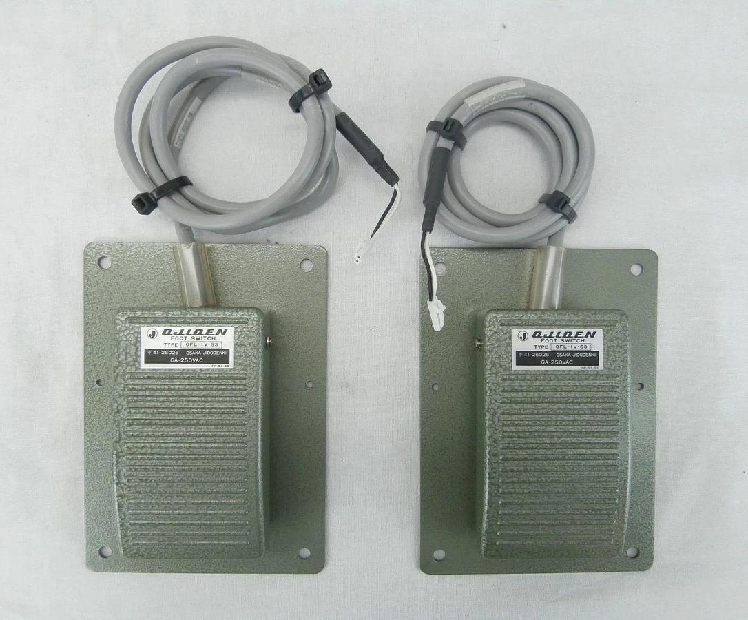 Used Ojiden OFL-1V-S3 Switch Set of 2 ID86-014729-11 ID86-014730-11 TEL Unity II Used