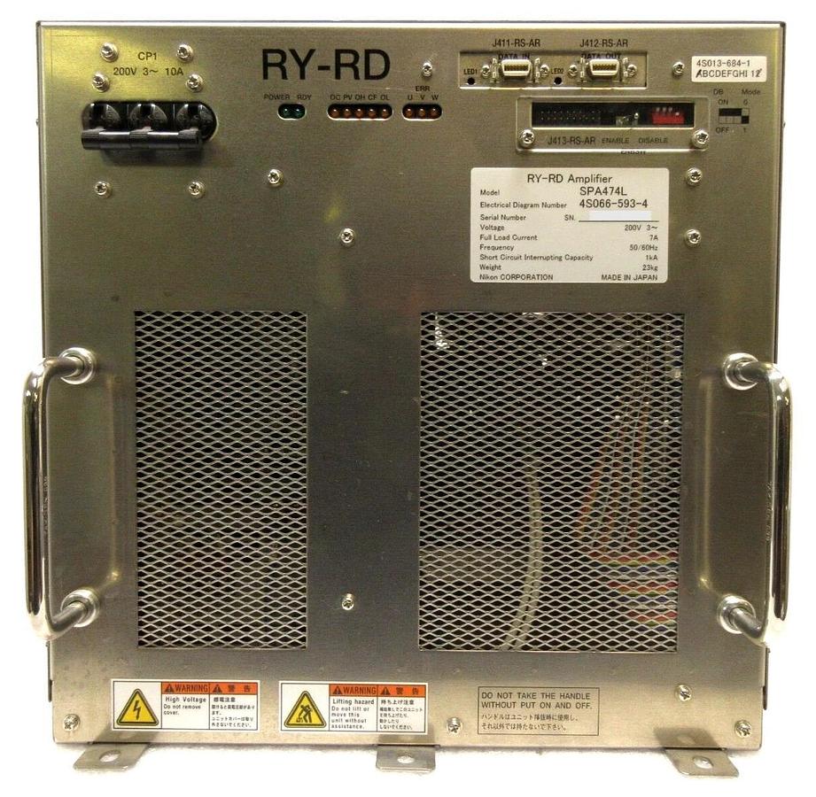 Used Nikon 4S066-593-4 RY-RD Amplifier Module SPA474L 4S013-684-1 NSR Series Working
