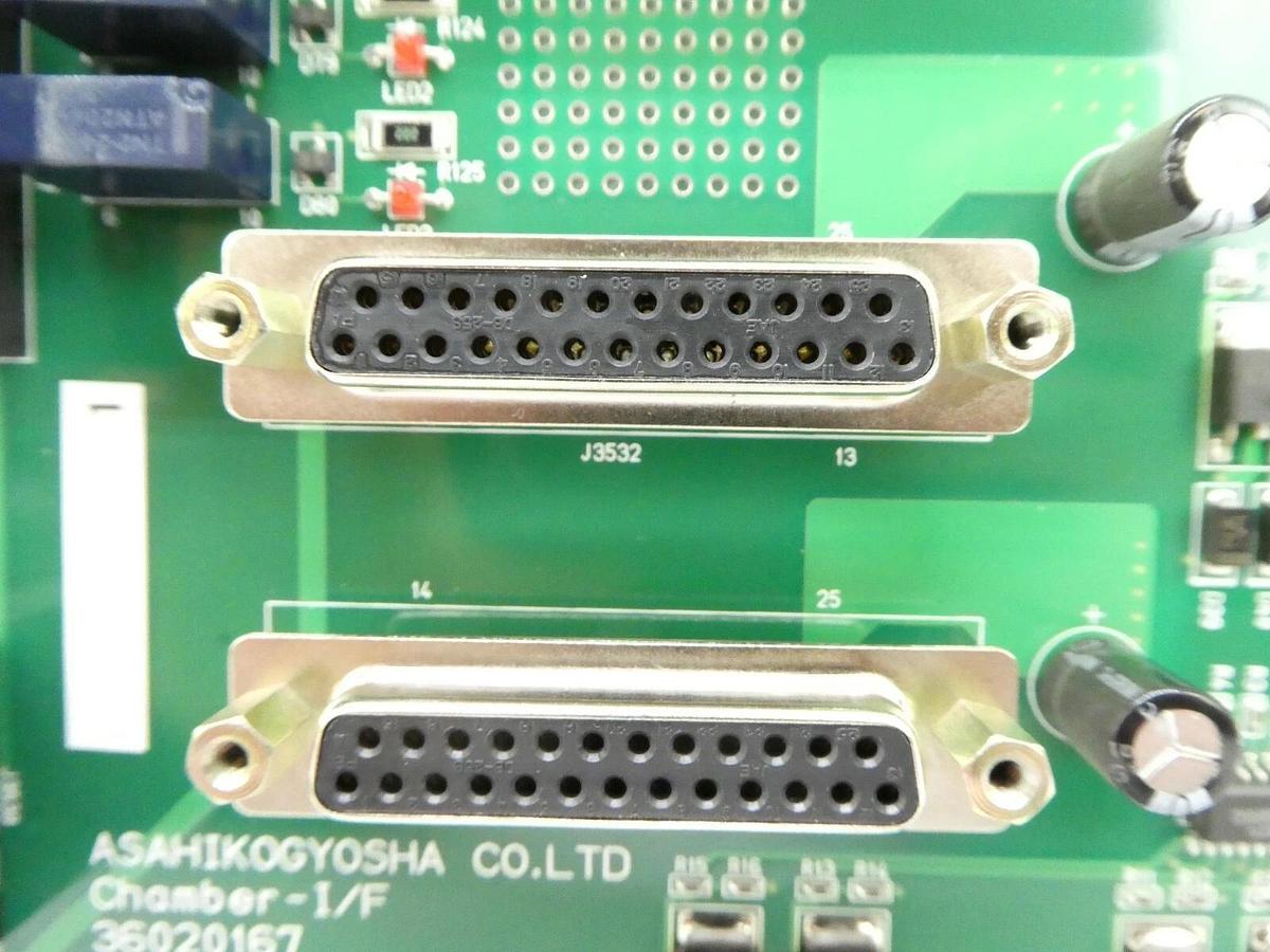 Used Asahi Kogyosha 36020167 Chamber I/F Board PCB NSR System Working Spare