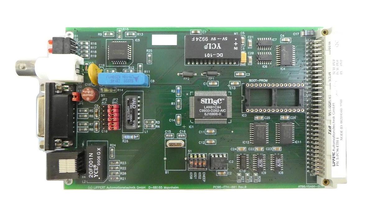 Used LiPPERT Automation S-PC96-ETH-1 Processor PCB Card Working Surplus