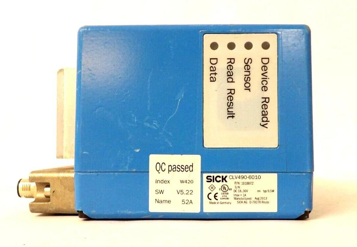 Used Sick 1018872 Fixed mount Barcode Scanner CLV 490 Reseller Lot of 6 Working