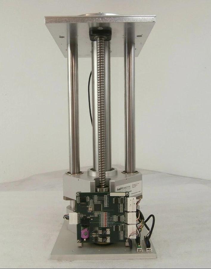 Used Isel Robotik 10-27-0038 7" Atmospheric Elevator Robot Tegal 80-055-717 Working