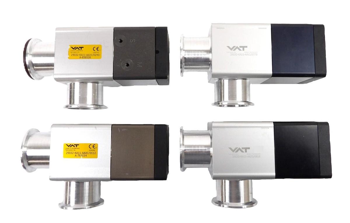 Used VAT 29032-KA11-AAX1 Pneumatic Angle Valve Reseller Lot of 4 Working Surplus