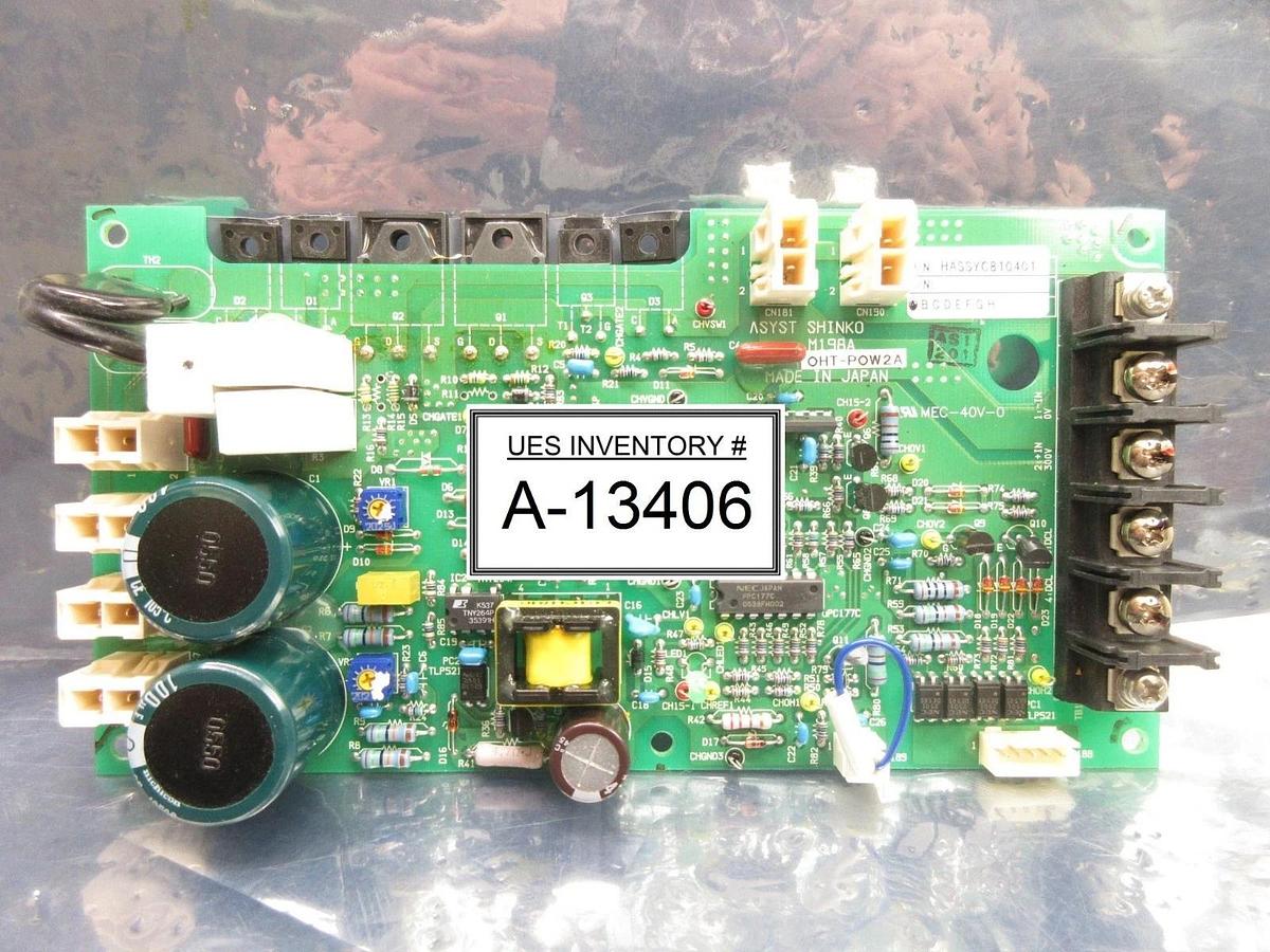 Used Asyst Shinko HASSYC810401 Power Supply Board PCB OHT-POW2A M198A Used Working