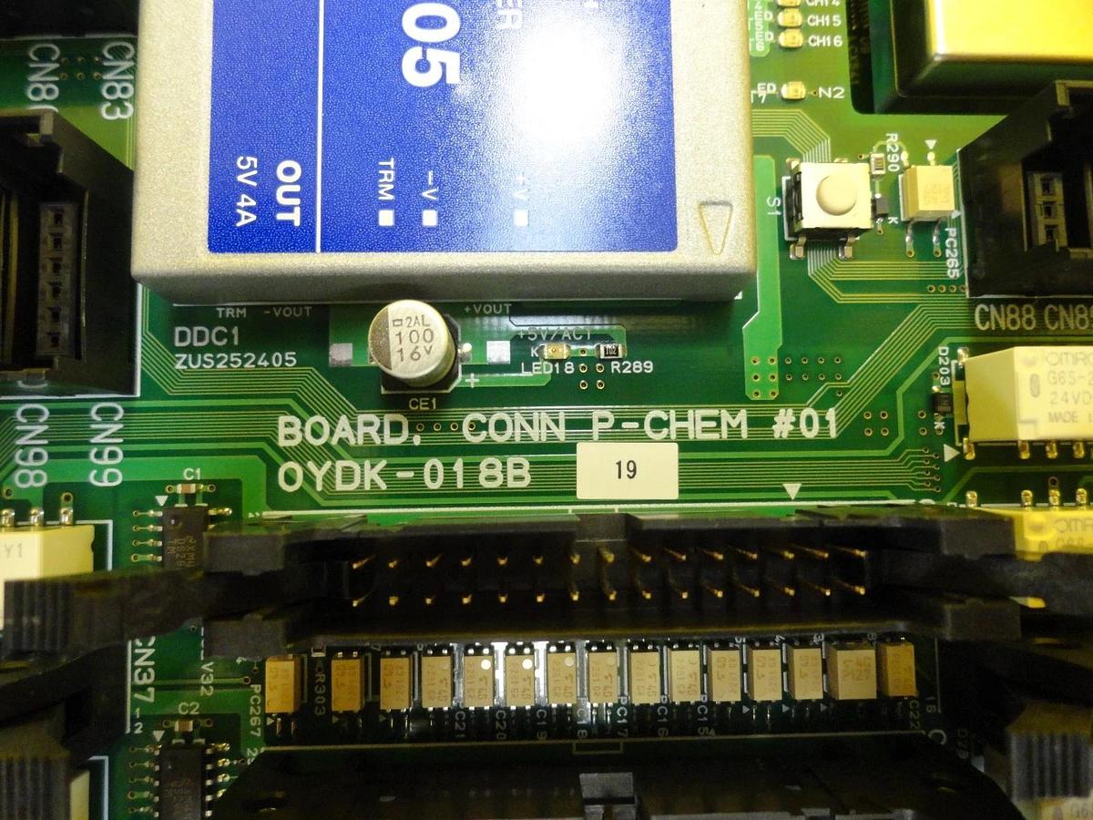 Used TEL Tokyo Electron OYDK-017A IO P-Chem #01 PCB OYDK-18B Lithius Working Surplus