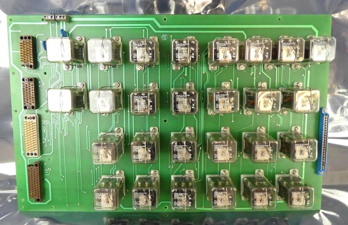 Used Varian Semiconductor E-H5617001 Relay Connection PCB Board Assembly AS-Is