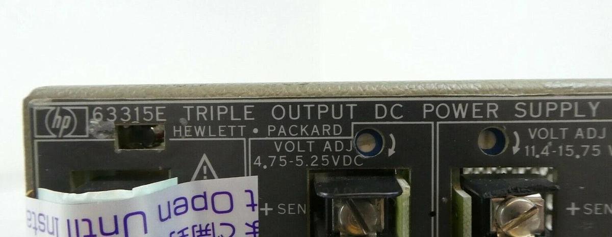 Used HP Hewlett-Packard 63315E Triple Output Power Supply JB4010034 Lot of 5 Working