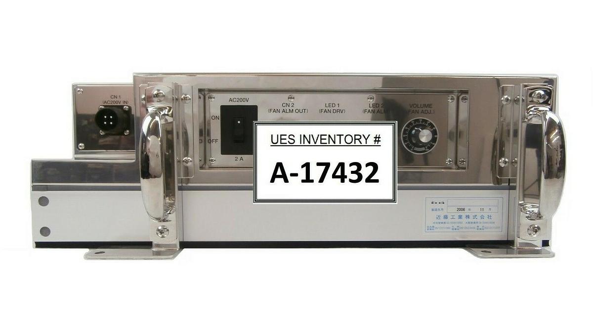 Used Kondoh Industries PF-FFU Fan Filter Unit TEL Tokyo Electron Trias TB SPA Working