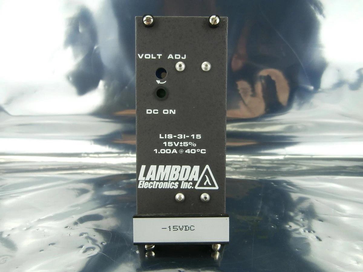 Used Lambda Electronics LIS-3I-15 Power Supply PCB Card -15VDC Used Working