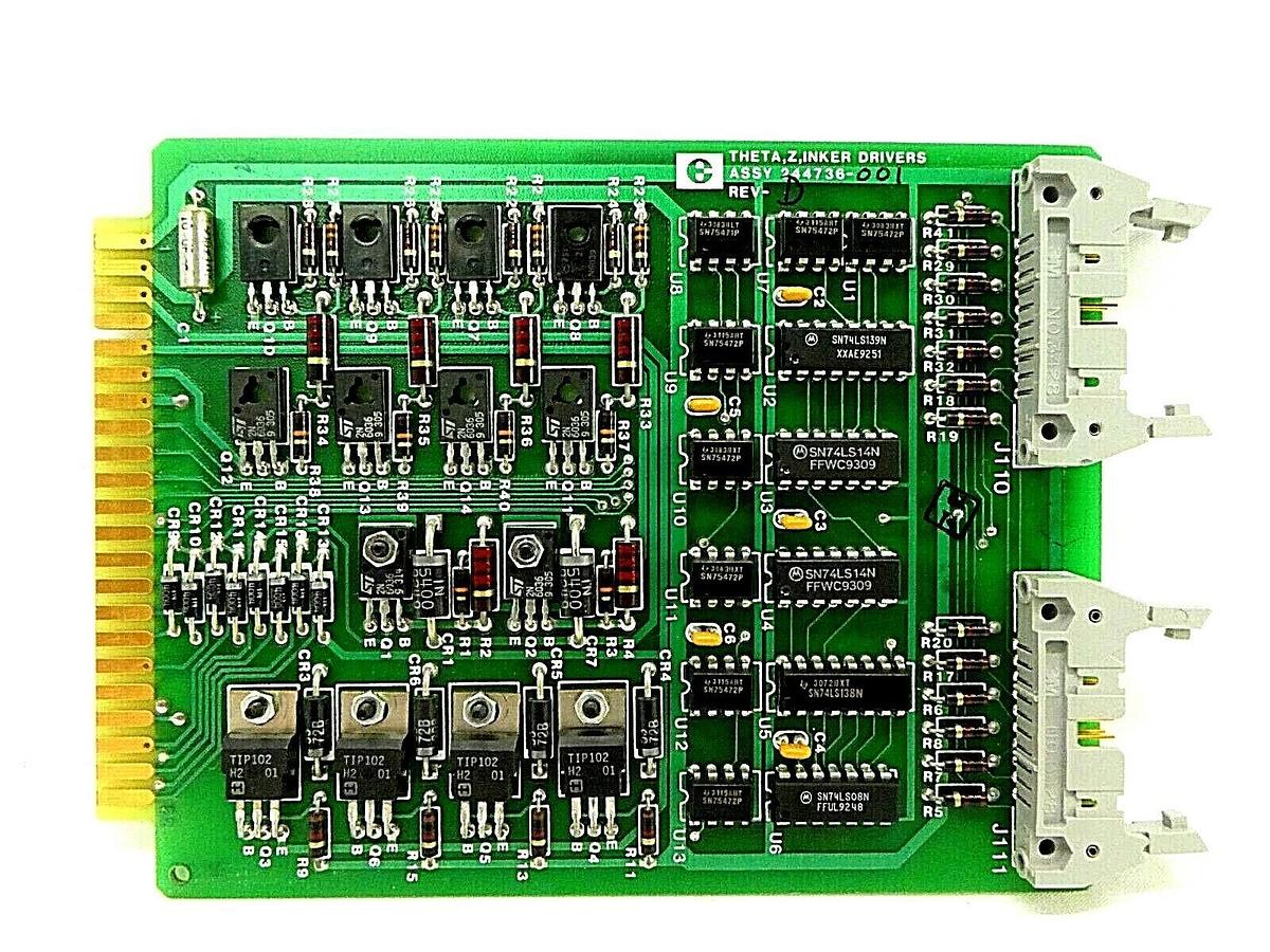Used Electroglas 244736-001 Theta Z Inker Drivers PCB Card 4085X Horizon Working