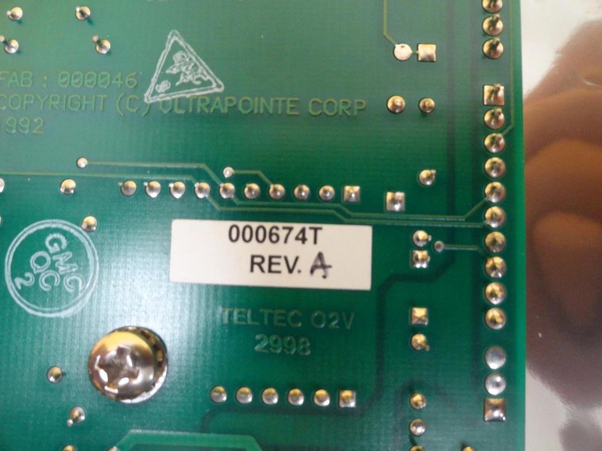 Used Ultrapointe 000674T Filter Wheel Driver PCB KLA-Tencor CRS-1010S Working Surplus