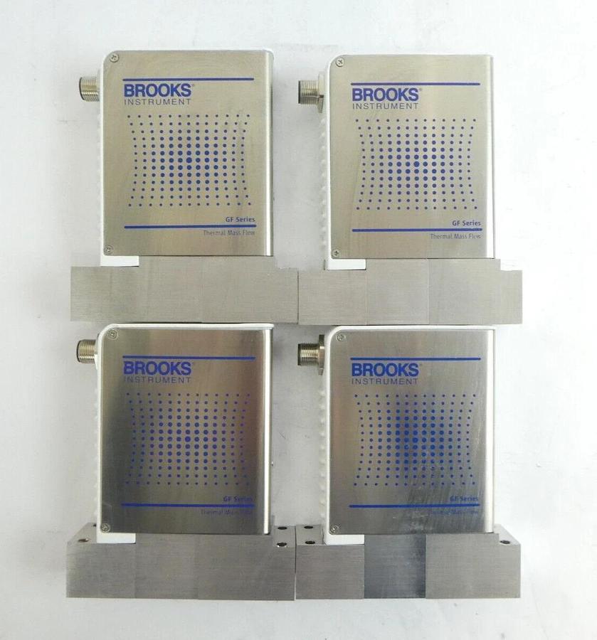 Used Brooks Instrument GF125CXXC Mass Flow Controller MFC Lot of 12 Working Surplus