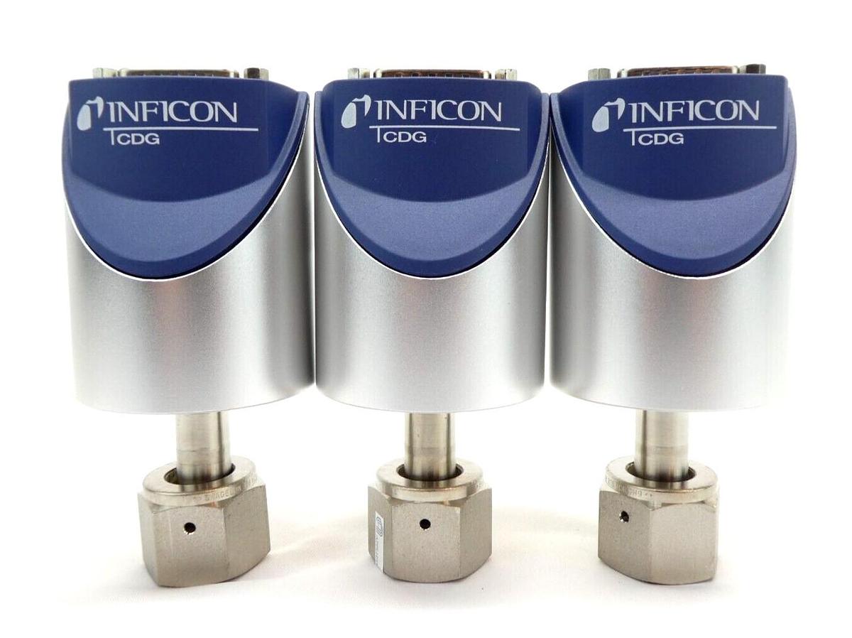 Used Inficon 3CB1-95E-2300 Capacitance Diaphragm Gauge CDG025D Lot of 3 Working