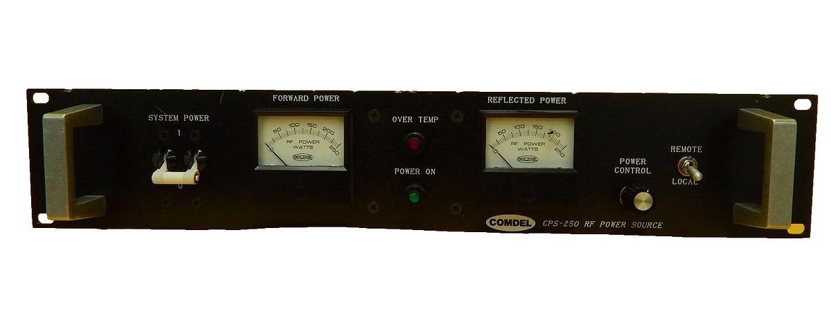 Used CPS-250 Comdel CPS-250/3.39 RF Power Source 250W @ 3.39Mhz Tested Working