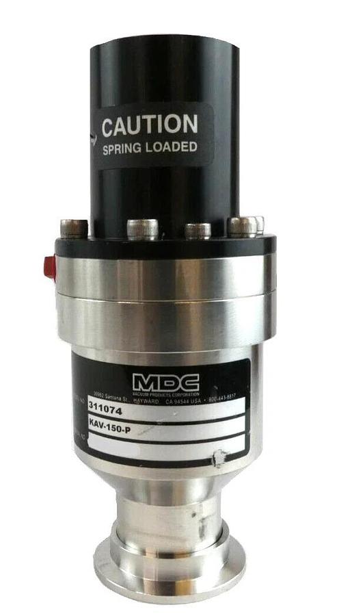Used MDC Vacuum Products 311074 Pneumatic Angle Valve KAV-150-P Working Suprlus