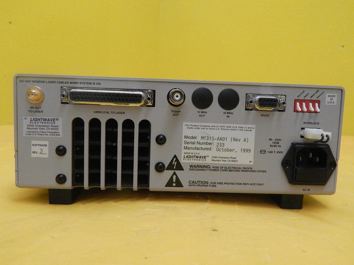 Used Lightwave Electronics M131S-AA01 Laser Diode Driver 131A Used Working