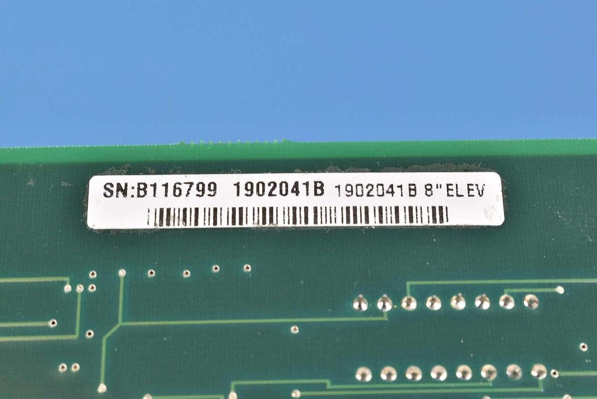 Used SCP 1902041B PCB 8" Elevator Comb Board .25" Pitch