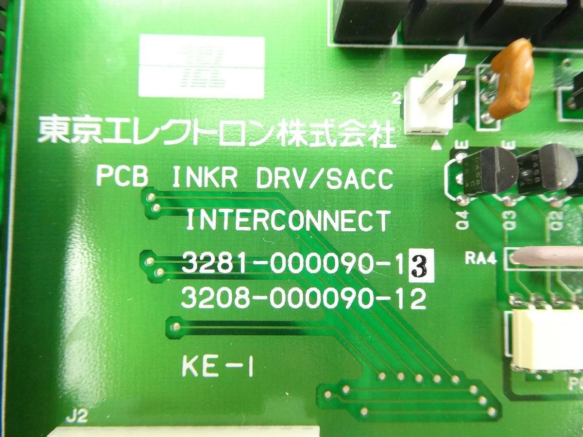 Used TEL Tokyo Electron 3281-000090-13 INKR DRV/SACC Interconnect PCB P-8 Working