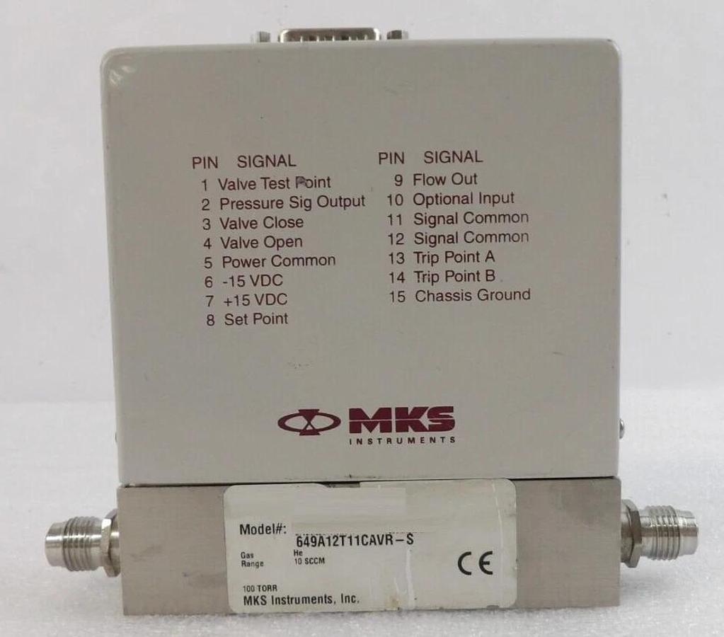 Used MKS Instruments 649A12T11CAVR Pressure Controller Type 649 Working Spare