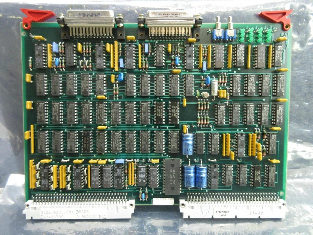 Used ASML 4022.428.10810 Blades Control PCB Card 4022.428.1081 PAS 5000/2500 Used