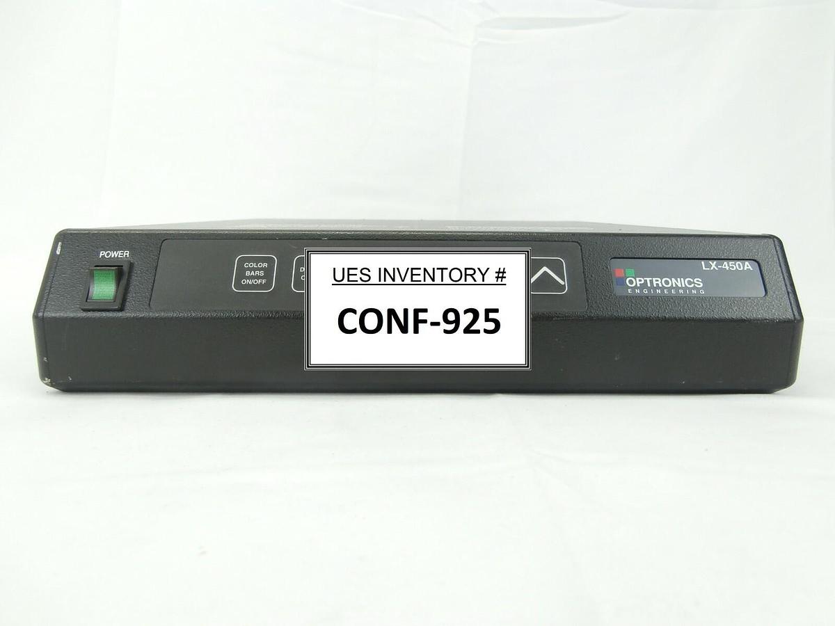Used Optronics Engineering LX-450A Microscope Video Camera Controller Used Working