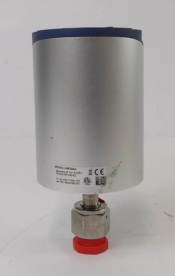 Used Inficon 390-622 Diaphragm Gauge Manometer Lam 796-047693-051 Working