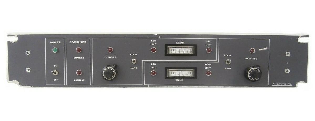 Used RF Services 9400-0001-00 Matching Network Controller Novellus 27-00040-00 Spare