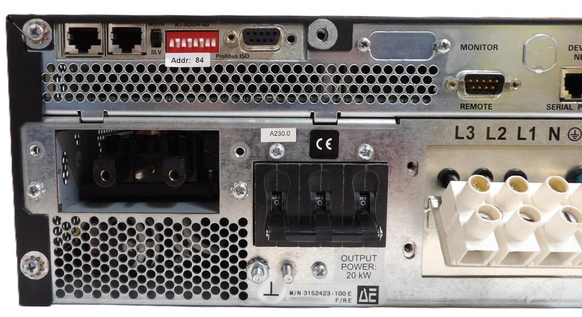Used MDX Pinnacle AE Advanced Energy 3152423-100 20kW DC Pulsed Power Supply Working