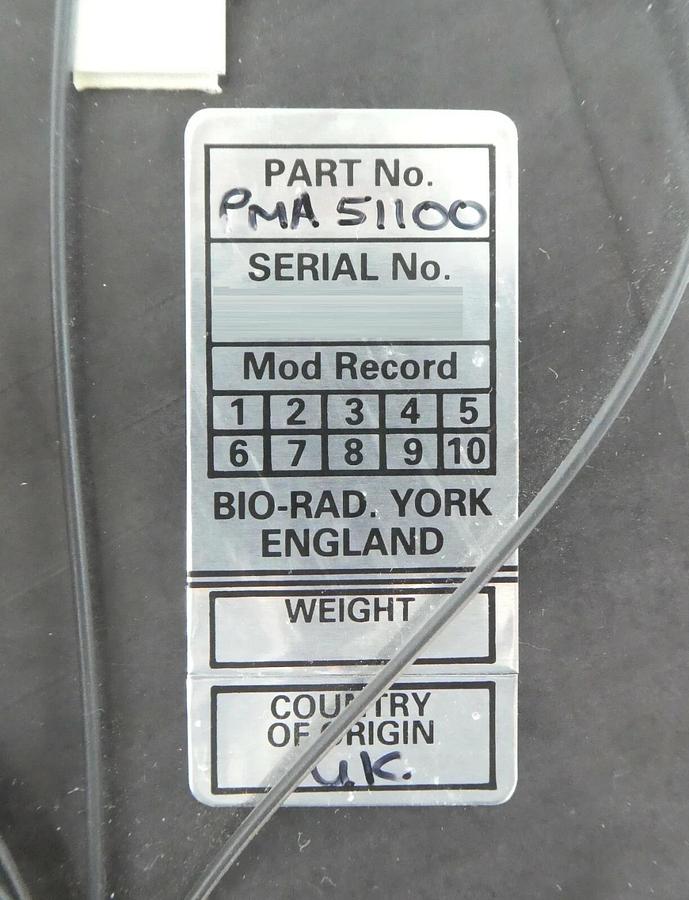 Used Bio-Rad PMA51100 Photo Detector Assembly 200mm Wafer Quaestor Q7 Working Spare