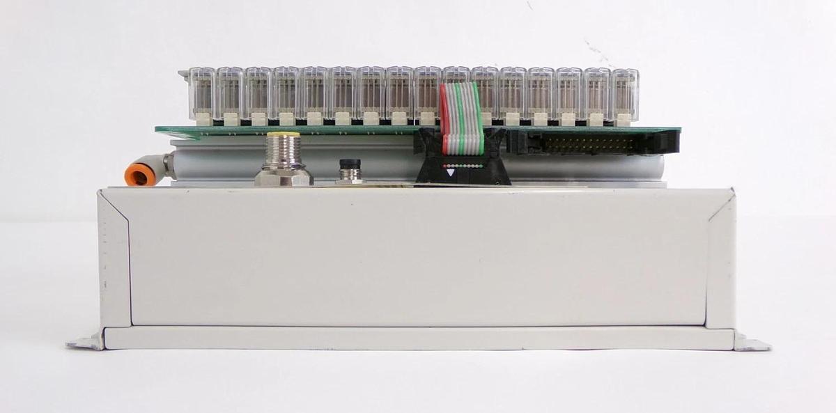 Used SMC IN587-07-A 16-Port Gas Panel Pneumatic Manifold Working Surplus