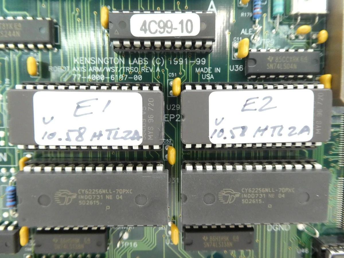 Used Kensington 77-4000-6107-00 Robot Arm Axis Board PCB v10.58 HTL2W Working Surplus