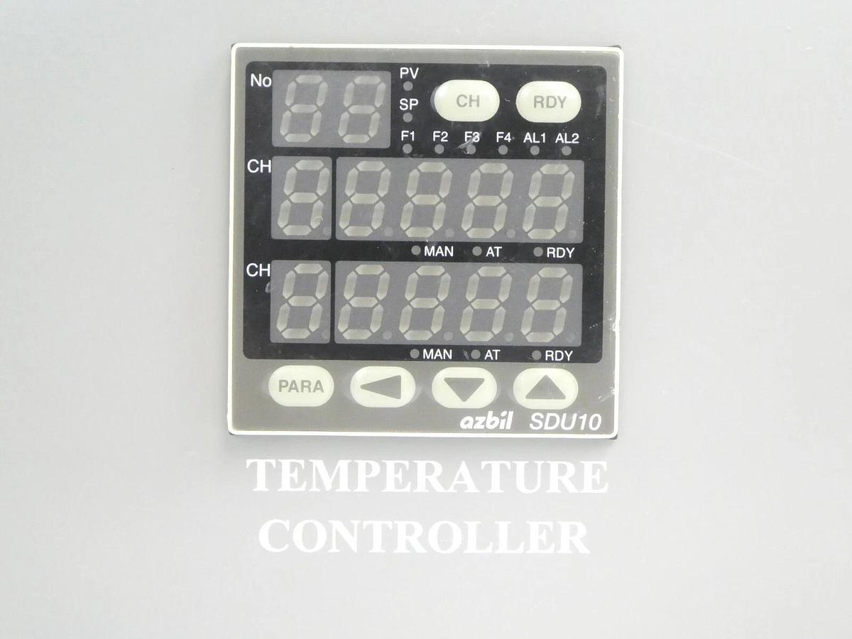 Used Yamatake LOG-1117 Temperature Controller AMAT 0190-23424 Working Surplus