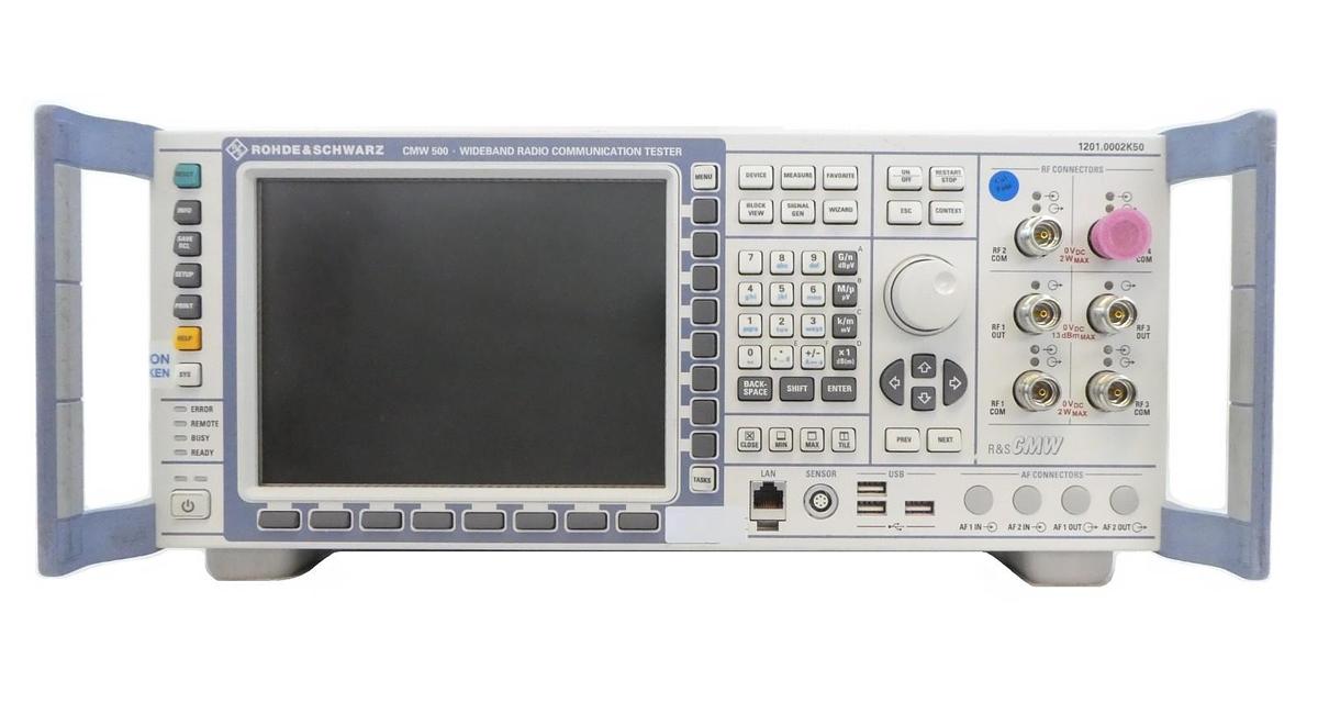 Used Rohde & Schwarz 1201.0002K50 Wideband Radio Comm Tester CMW 500 V 3.5.131