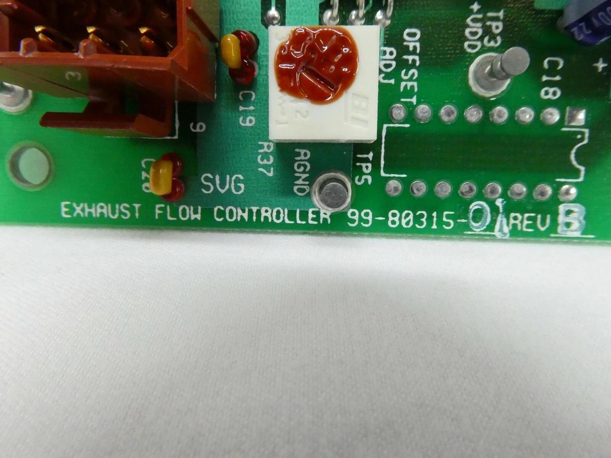 Used SVG Silicon Valley Group 99-80315-01 Exhaust Flow Controller PCB Rev. B Working
