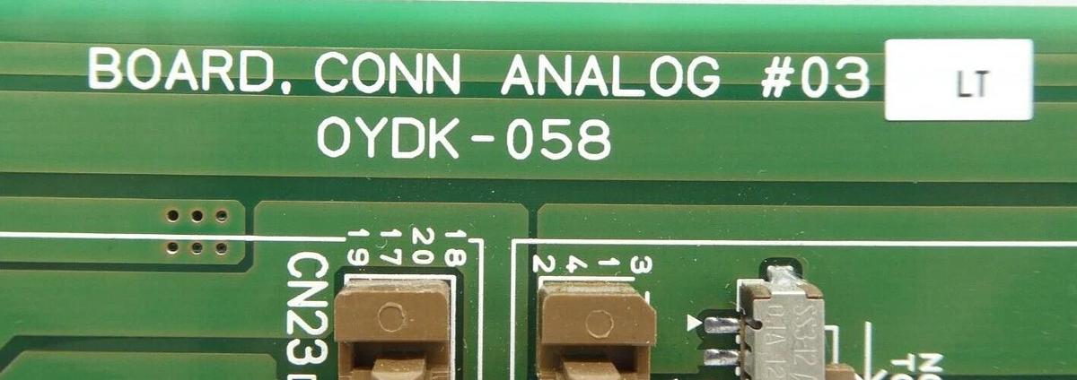 Used TEL Tokyo Electron OYDK-058 Analog Connector #03 PCB Reseller Lot of 3 Working