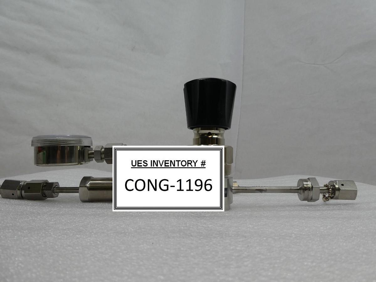 Used Tescom 64-2660KT420-009 Butt Weld Manual Regulator Used Working