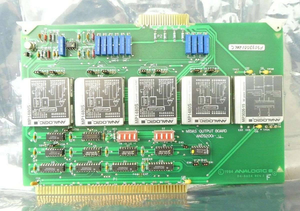 Analogic ANDS2001-4 Midas Output Board PCB Card D4-8624 Varian VSEA F9093001 New