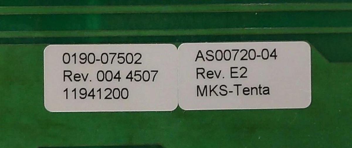 Used MKS Instruments AS00720-04 Power Supply PCB Card AMAT 0190-07502 Lot of 3 Spare