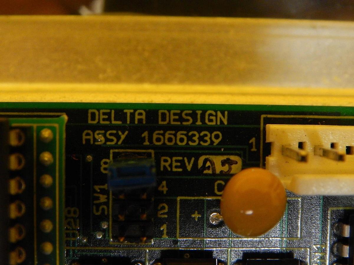 Used Delta Design 1666339 Dual DC Motor Control Board PCB Working Surplus