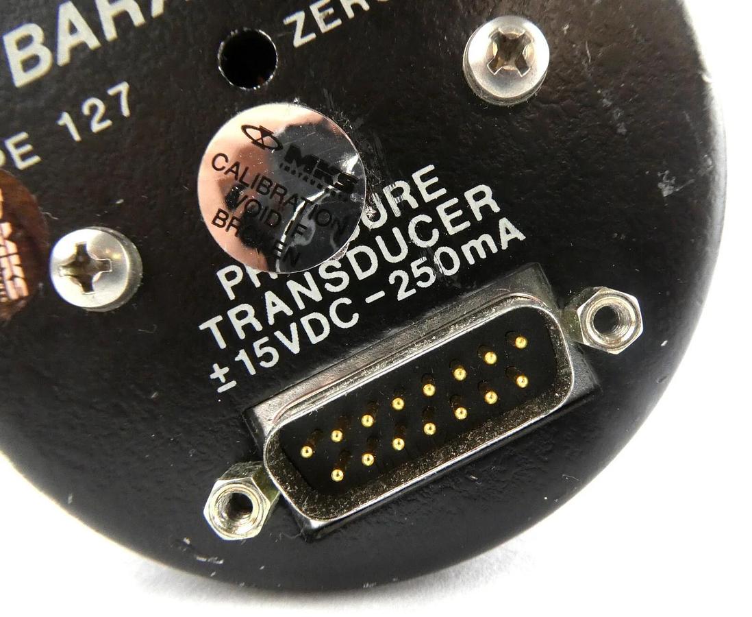 Used MKS Instruments 127AA-00002B Baratron Transducer Type 127 Tested Working