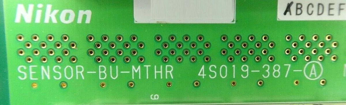 Used Nikon 4S019-387-Ⓐ SENSOR-BU-MTHR Backplane PCB 660-CPMB07AN-2 NSR FX-601F Spare