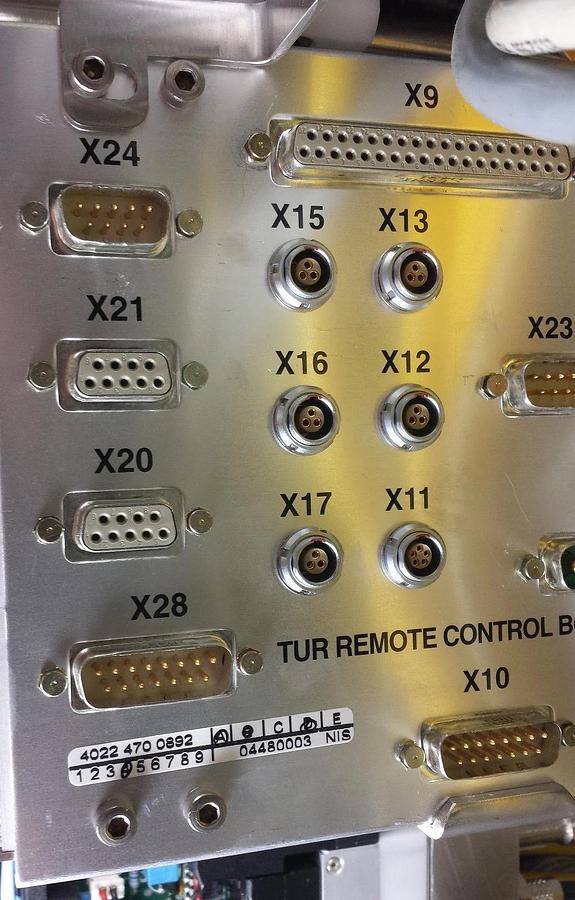 Used ASML 4922.470.0892 TUR Remote Control Box ASML Reticle Handler Used Working